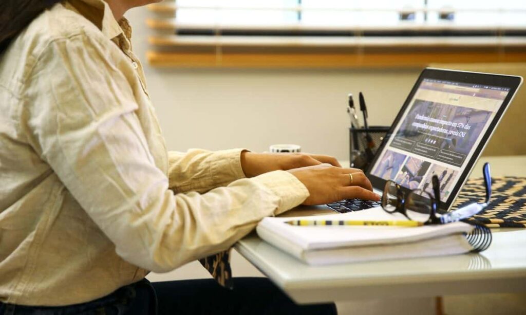 Teletrabalho, home office ou trabalho remoto.